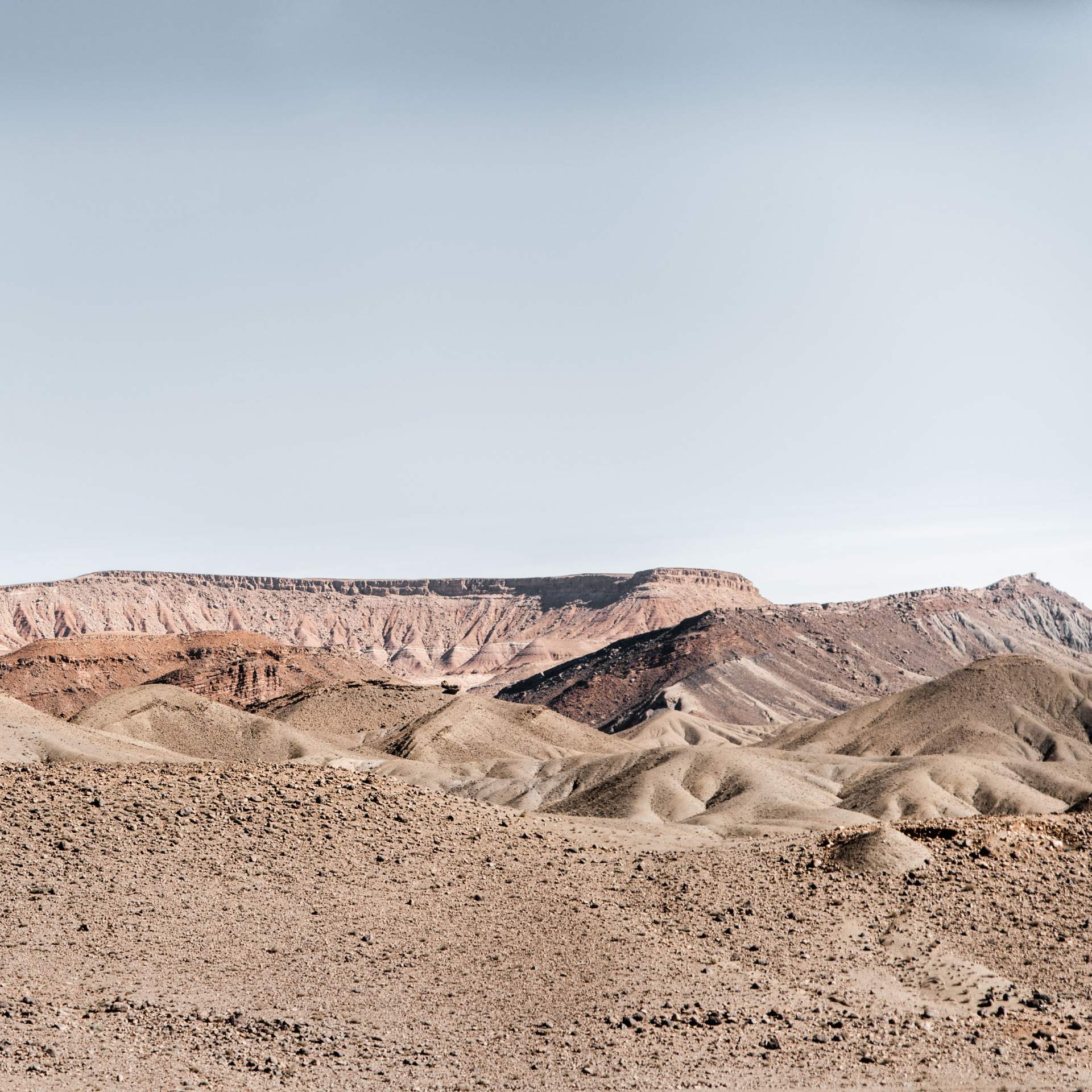 Steinwüste in Marokko