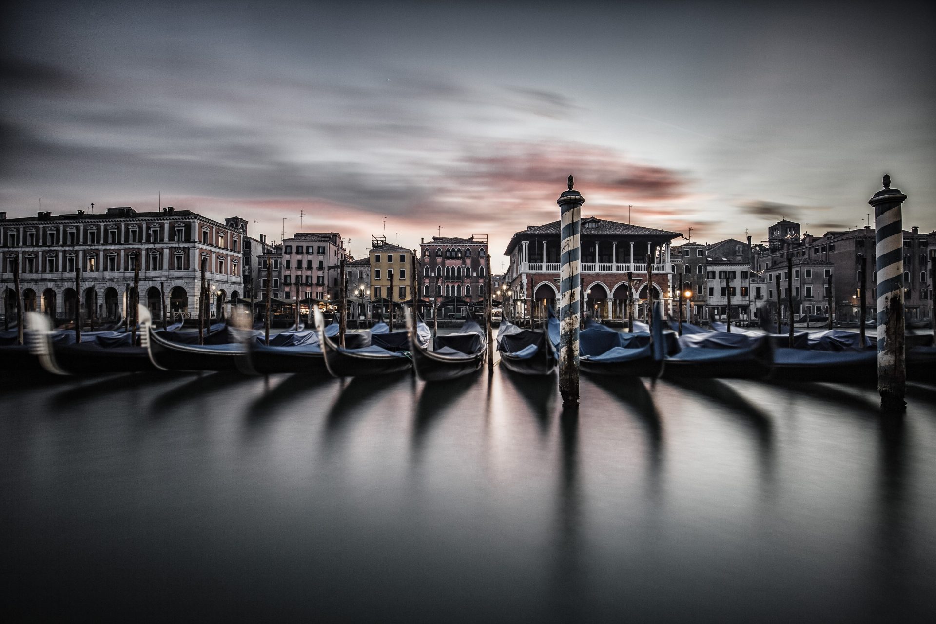 Blick über den Canal Grande in Venedig